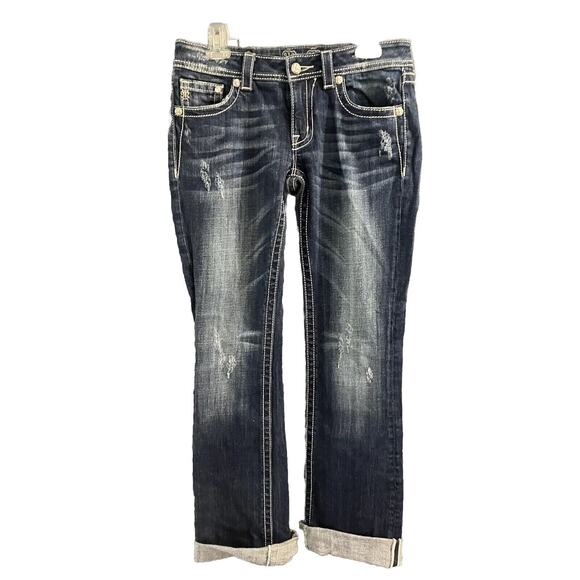 Miss Me Women's Boot Cut Denim Jeans Color DK 31B Jp156B Size 29 - Picture 1 of 12